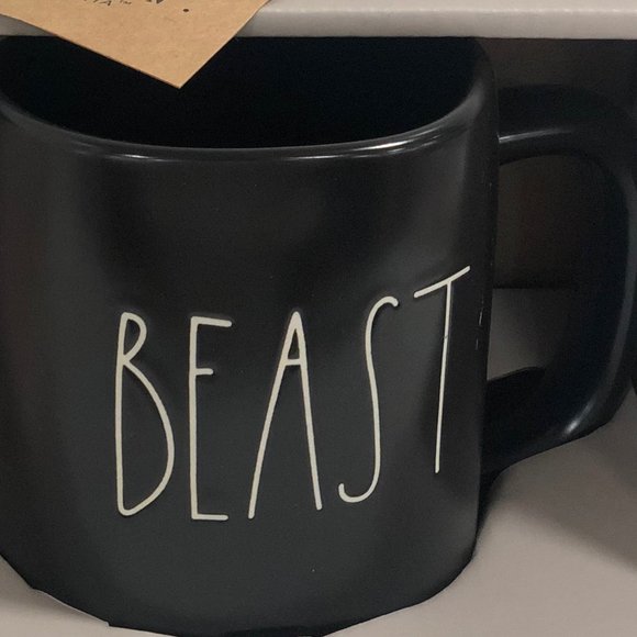 Rae dunn Beauty and the Beast Mug set - Picture 3 of 3